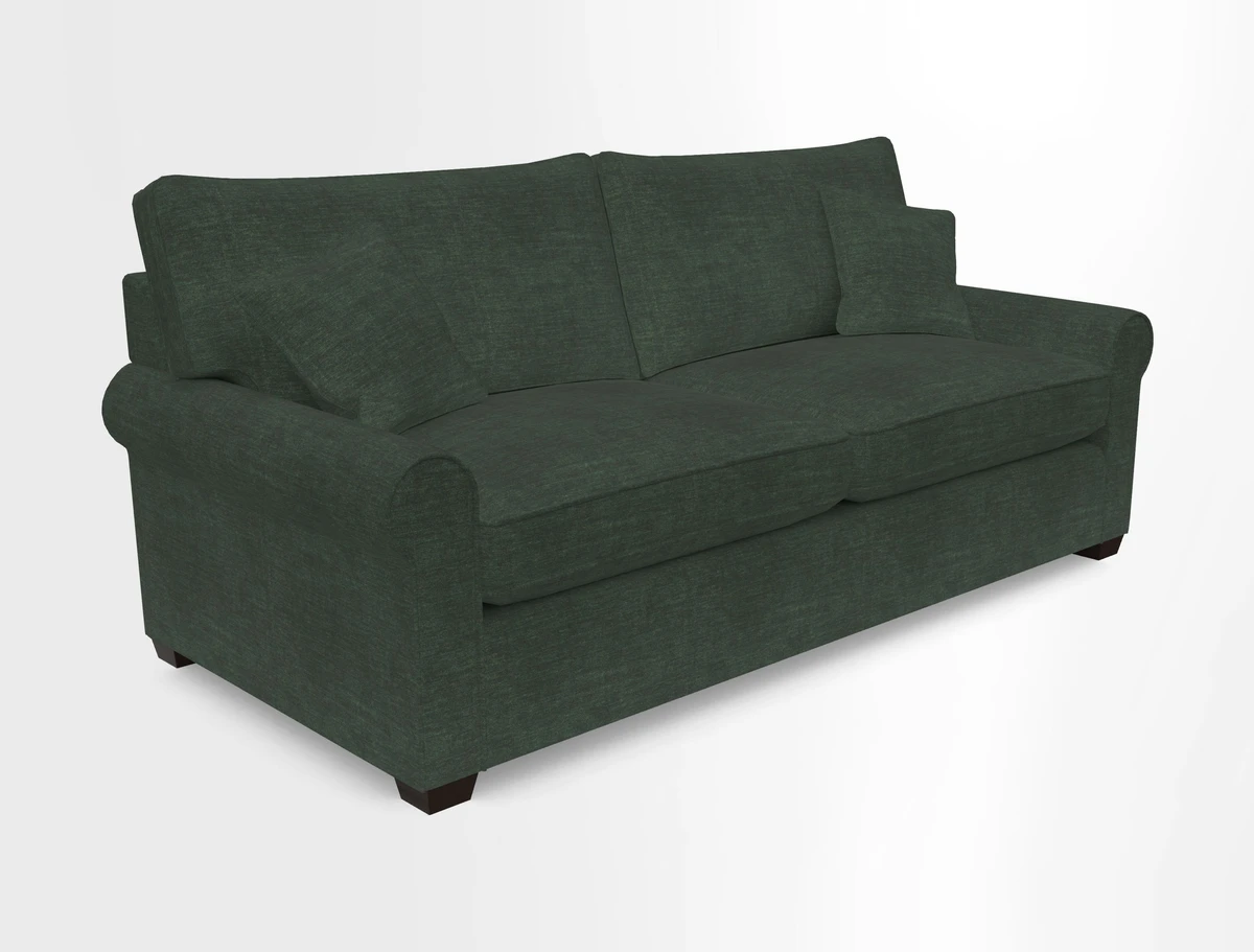 Bignor 3 Seater Sofa in V&A Drawn From Nature Oak Tree Gold. Loose cover option available