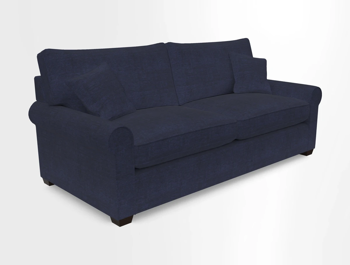 Bignor 3 Seater Sofa in V&A Drawn From Nature Oak Tree Gold. Loose cover option available