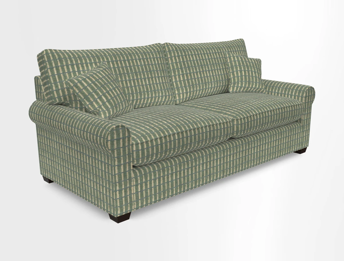 Bignor 3 Seater Sofa in V&A Drawn From Nature Oak Tree Gold. Loose cover option available