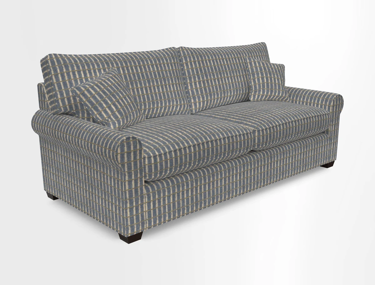Bignor 3 Seater Sofa in V&A Drawn From Nature Oak Tree Gold. Loose cover option available