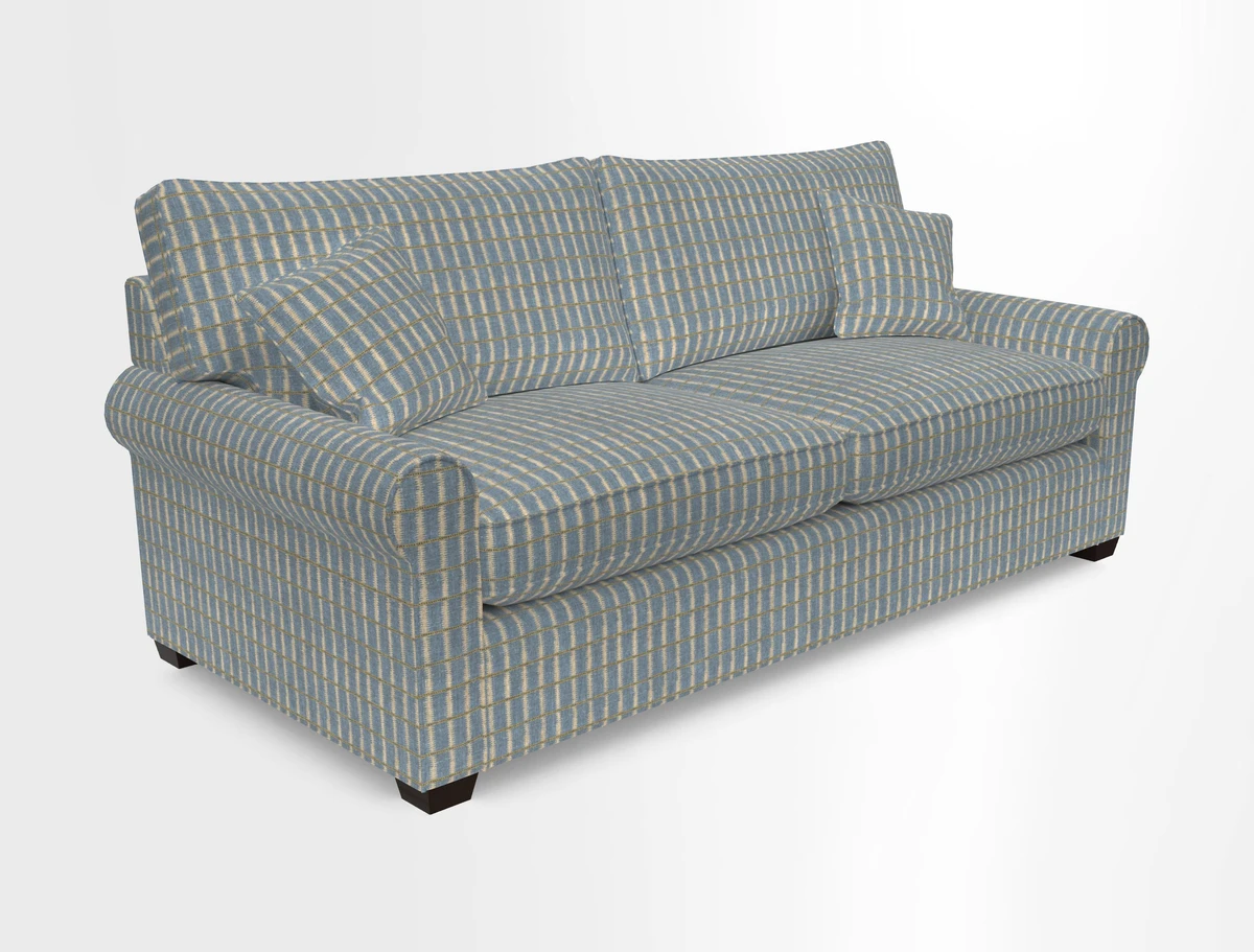 Bignor 3 Seater Sofa in V&A Drawn From Nature Oak Tree Gold. Loose cover option available