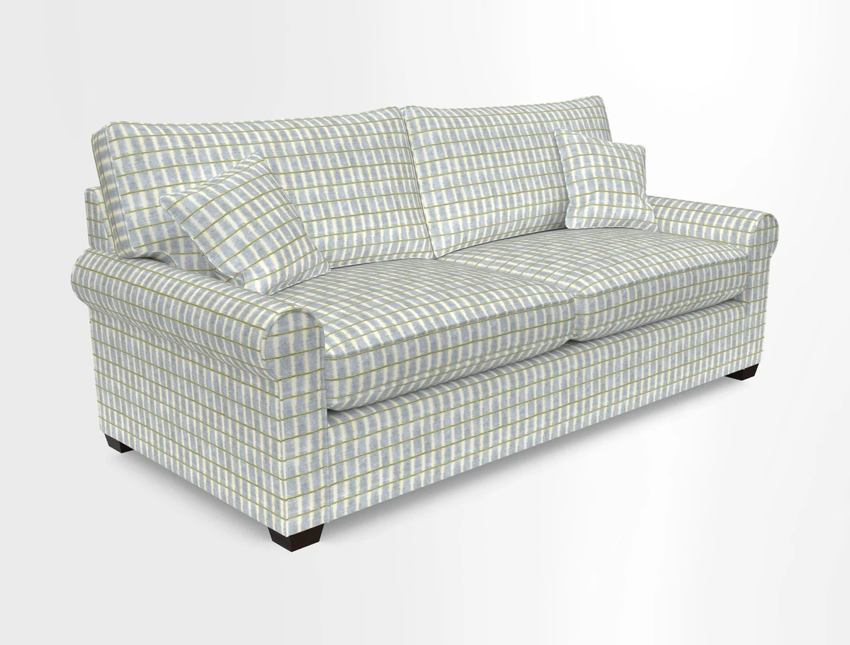 Bignor 3 Seater Sofa in V&A Drawn From Nature Oak Tree Gold. Loose cover option available