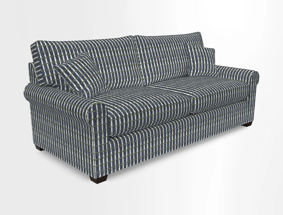 Bignor 3 Seater Sofa in V&A Drawn From Nature Oak Tree Gold. Loose cover option available