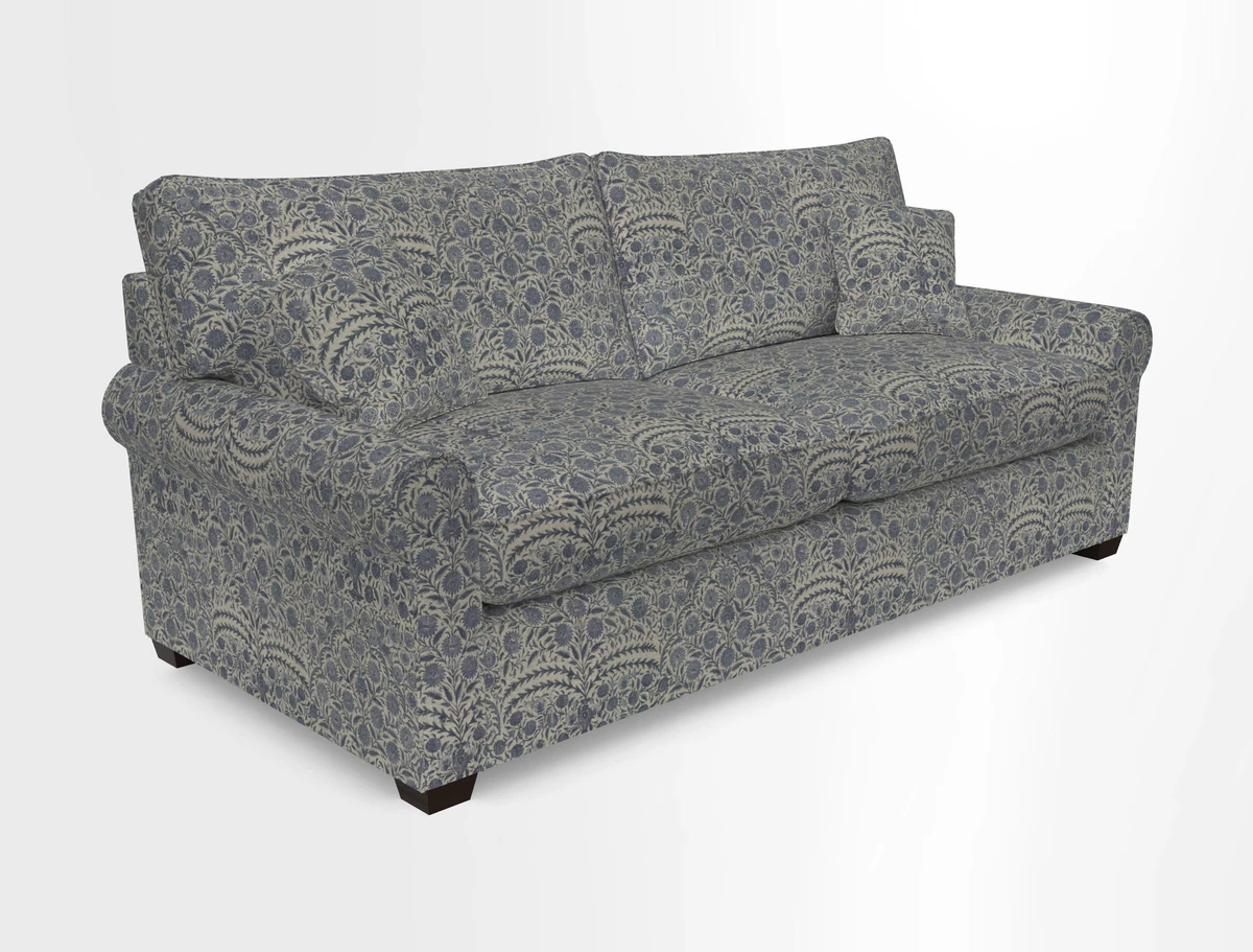 Bignor 3 Seater Sofa in V&A Drawn From Nature Oak Tree Gold. Loose cover option available