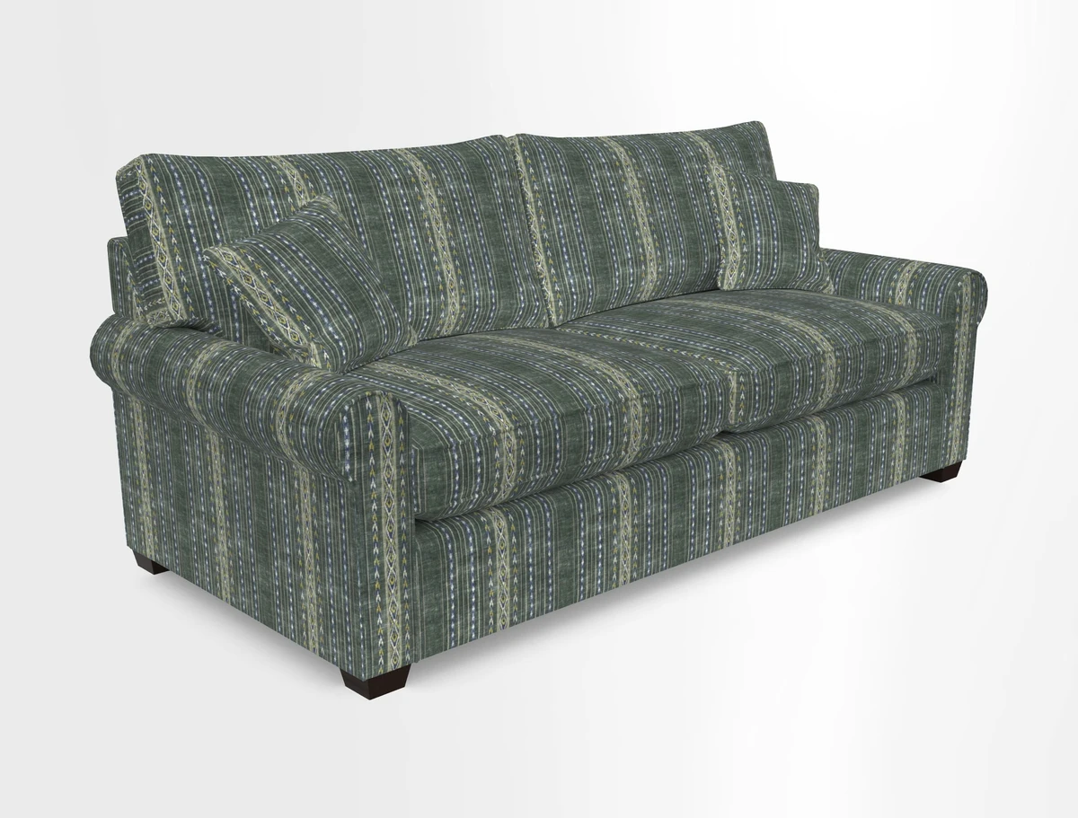 Bignor 3 Seater Sofa in V&A Drawn From Nature Oak Tree Gold. Loose cover option available
