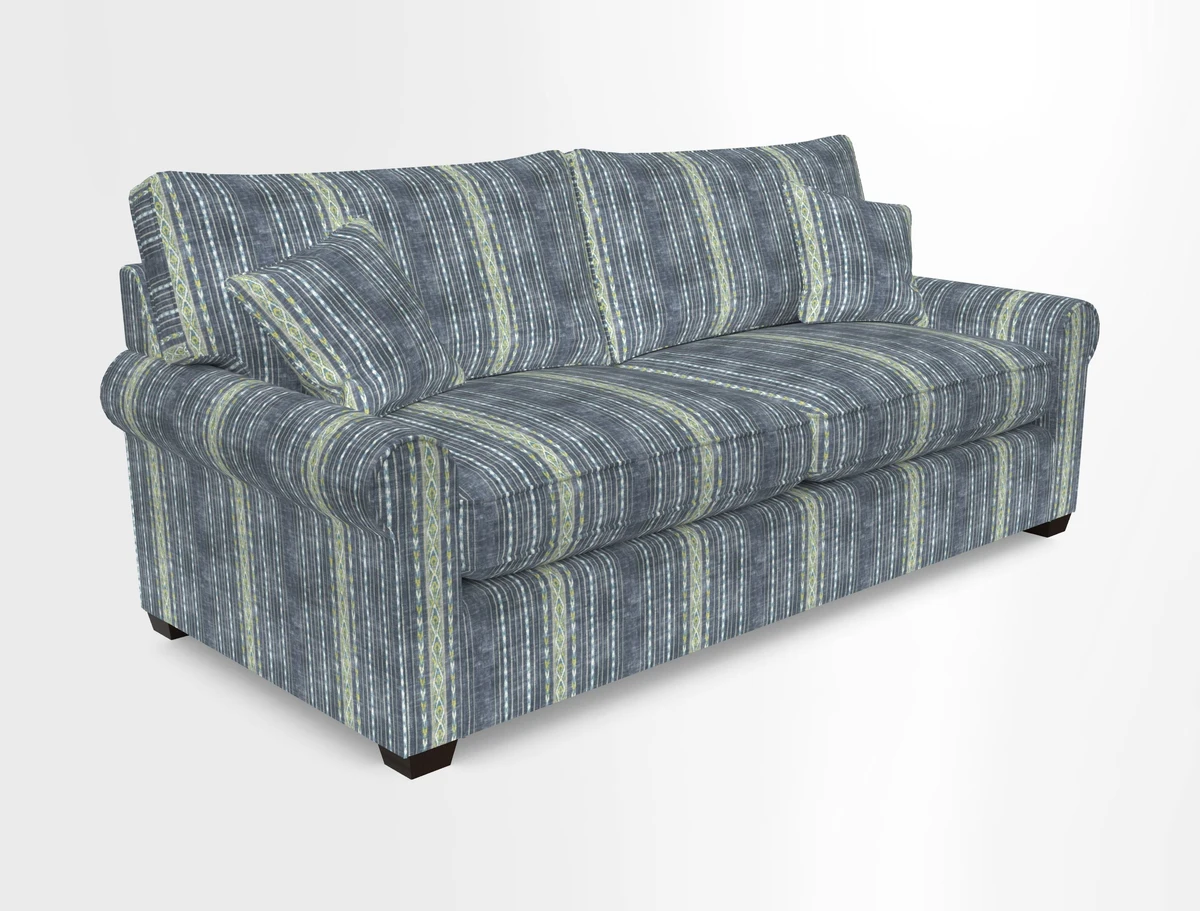 Bignor 3 Seater Sofa in V&A Drawn From Nature Oak Tree Gold. Loose cover option available