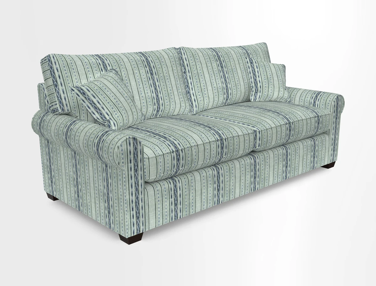 Bignor 3 Seater Sofa in V&A Drawn From Nature Oak Tree Gold. Loose cover option available