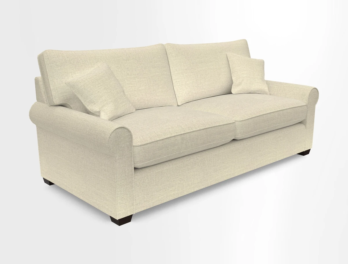 Bignor 3 Seater Sofa in V&A Drawn From Nature Oak Tree Gold. Loose cover option available