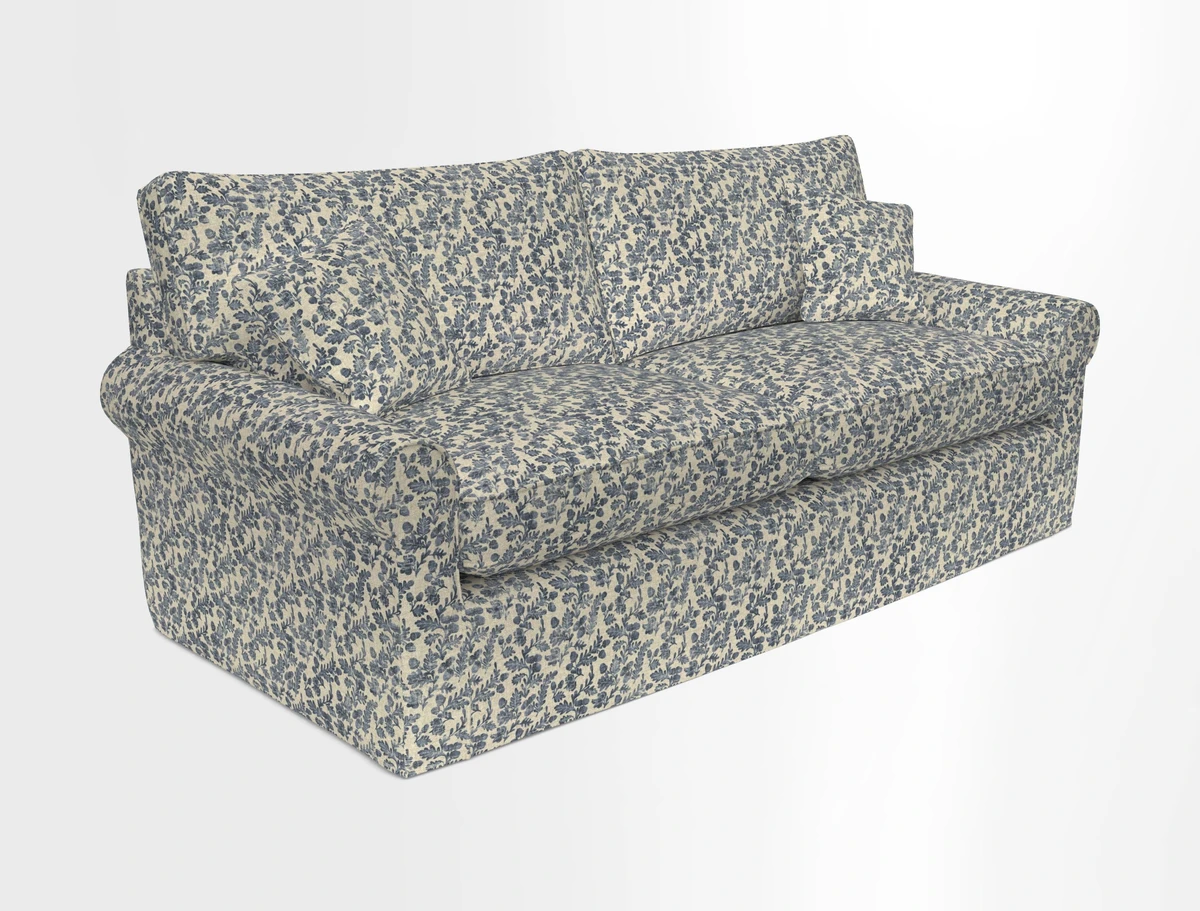 Bignor 3 Seater Sofa in V&A Drawn From Nature Oak Tree Gold. Loose cover option available