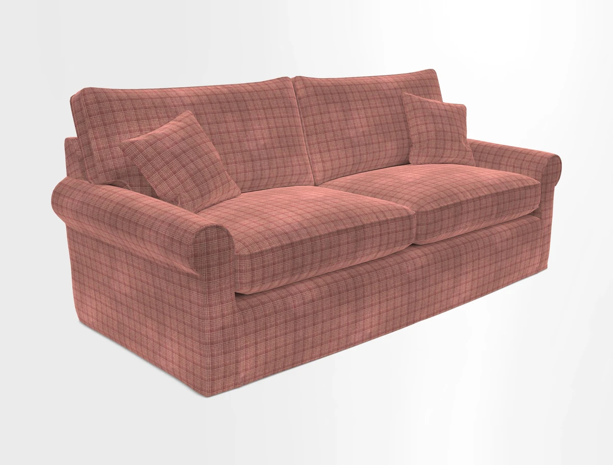 Bignor 3 Seater Sofa in V&A Drawn From Nature Oak Tree Gold. Loose cover option available