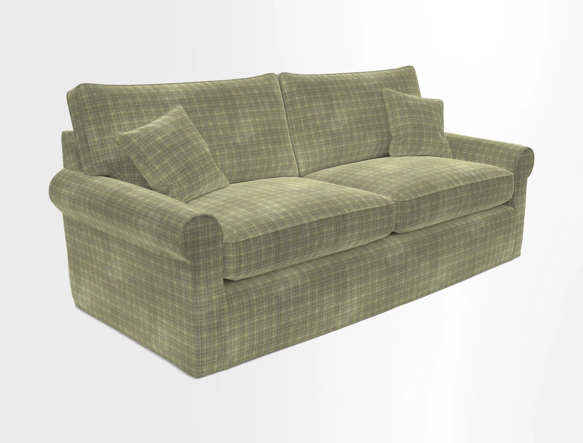 Bignor 3 Seater Sofa in V&A Drawn From Nature Oak Tree Gold. Loose cover option available