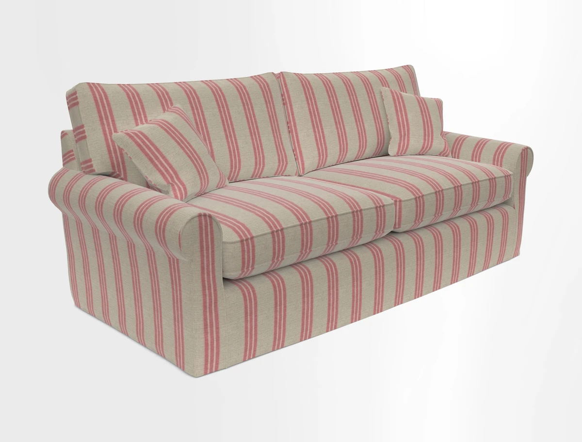 Bignor 3 Seater Sofa in V&A Drawn From Nature Oak Tree Gold. Loose cover option available