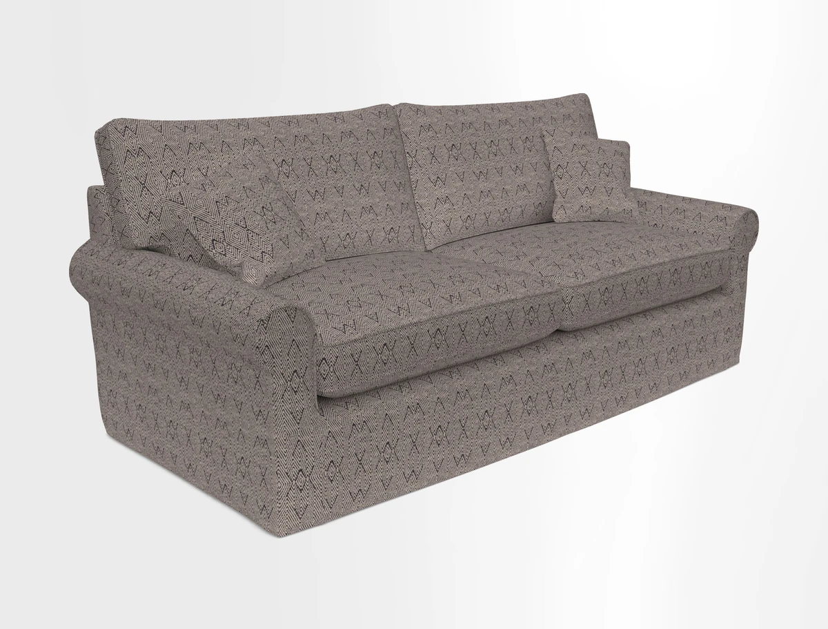 Bignor 3 Seater Sofa in V&A Drawn From Nature Oak Tree Gold. Loose cover option available