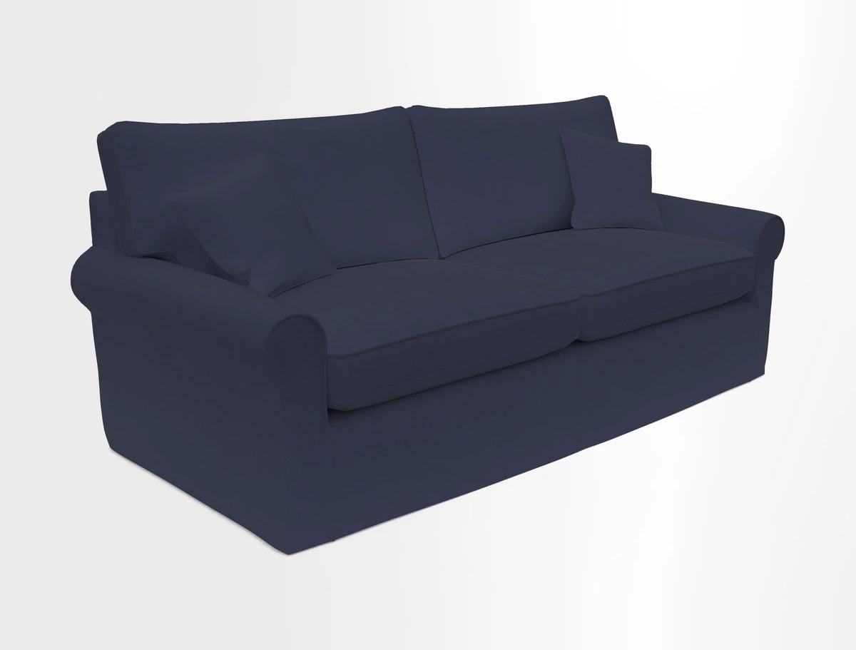 Bignor 3 Seater Sofa in V&A Drawn From Nature Oak Tree Gold. Loose cover option available
