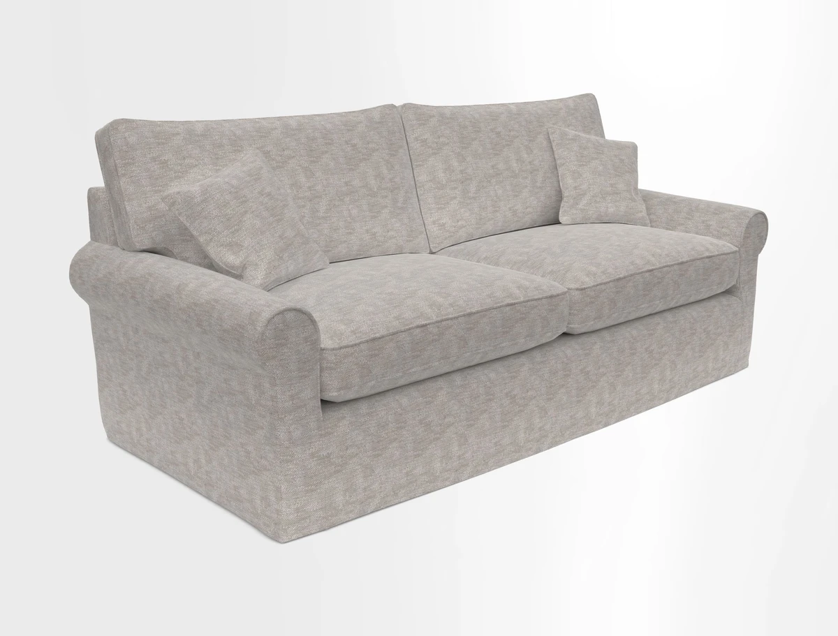 Bignor 3 Seater Sofa in V&A Drawn From Nature Oak Tree Gold. Loose cover option available