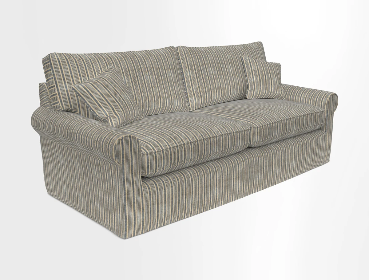 Bignor 3 Seater Sofa in V&A Drawn From Nature Oak Tree Gold. Loose cover option available