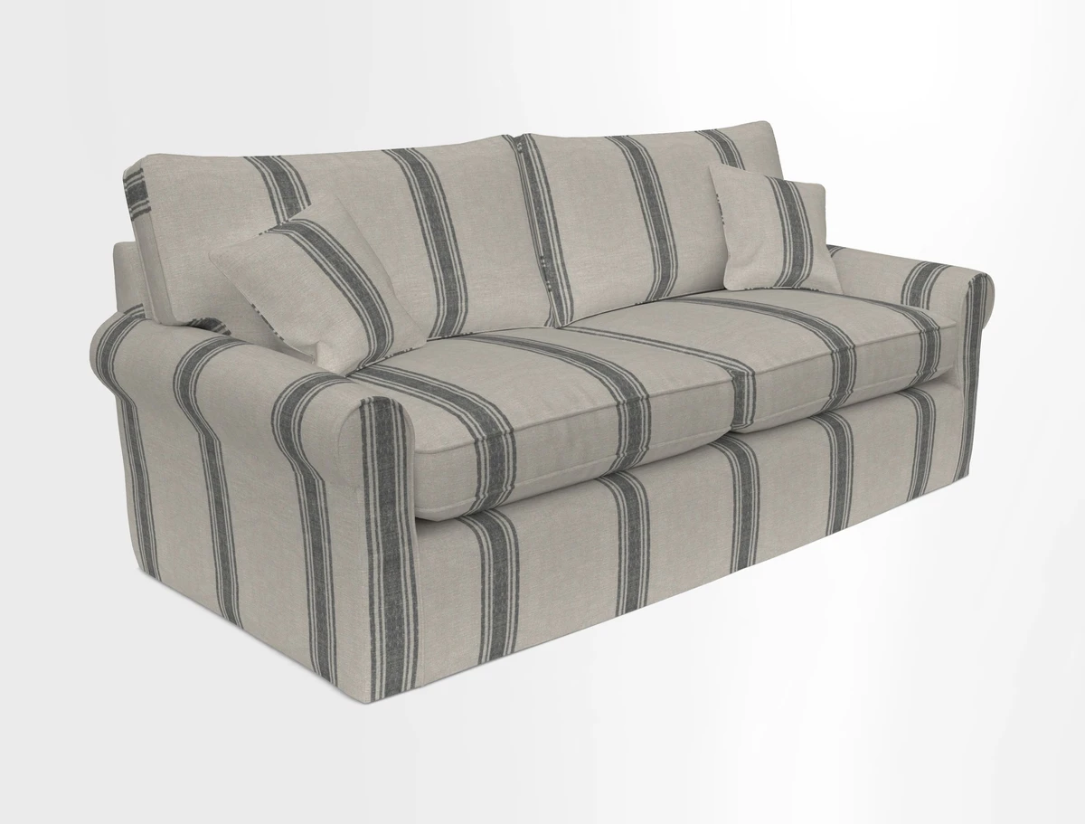 Bignor 3 Seater Sofa in V&A Drawn From Nature Oak Tree Gold. Loose cover option available