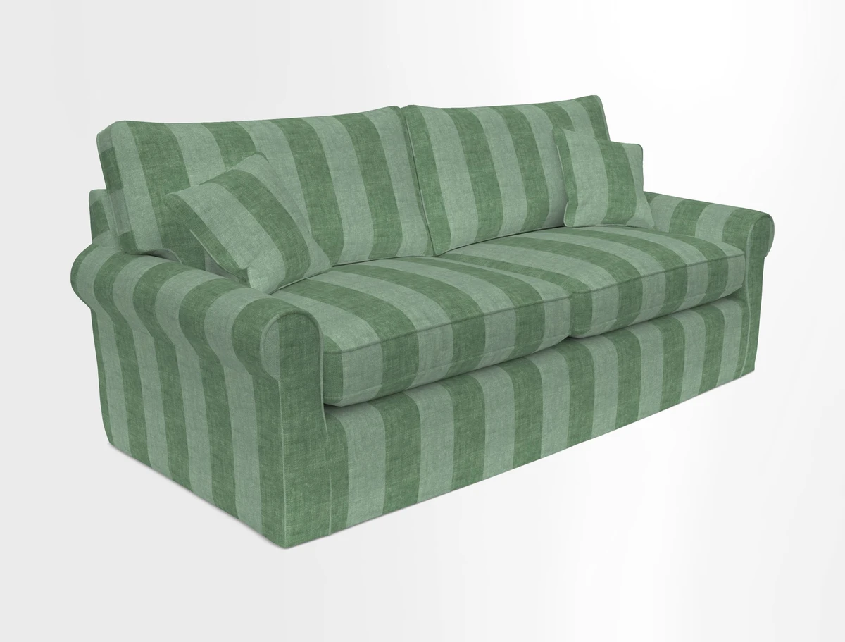 Bignor 3 Seater Sofa in V&A Drawn From Nature Oak Tree Gold. Loose cover option available