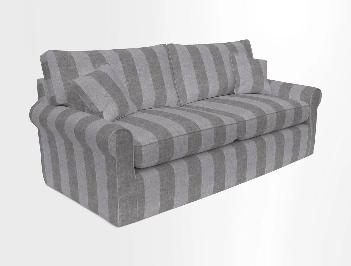 Bignor 3 Seater Sofa in V&A Drawn From Nature Oak Tree Gold. Loose cover option available