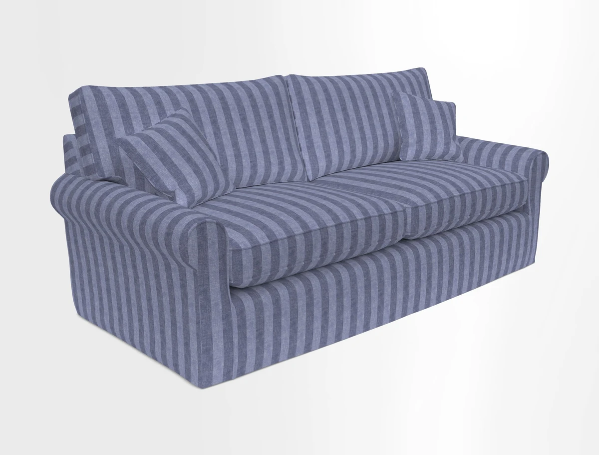 Bignor 3 Seater Sofa in V&A Drawn From Nature Oak Tree Gold. Loose cover option available