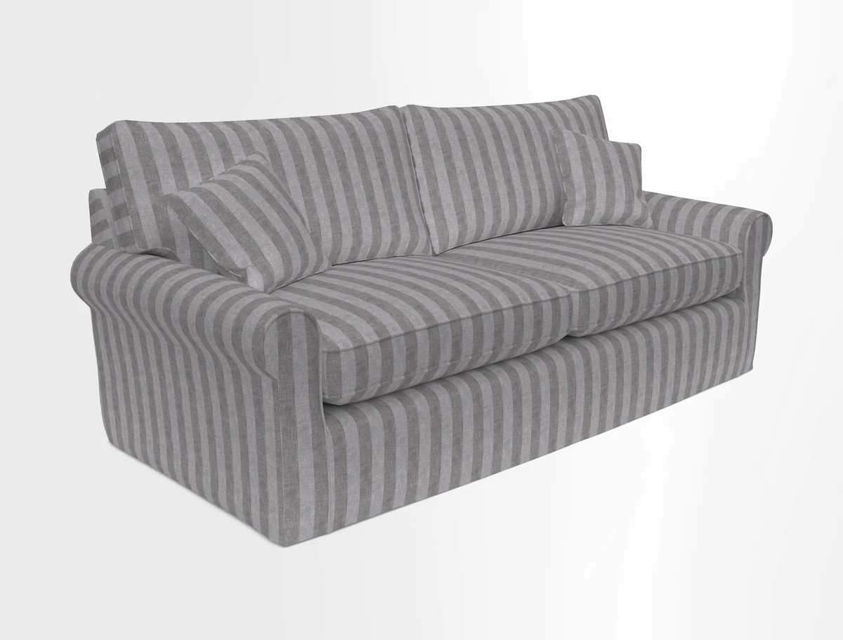 Bignor 3 Seater Sofa in V&A Drawn From Nature Oak Tree Gold. Loose cover option available