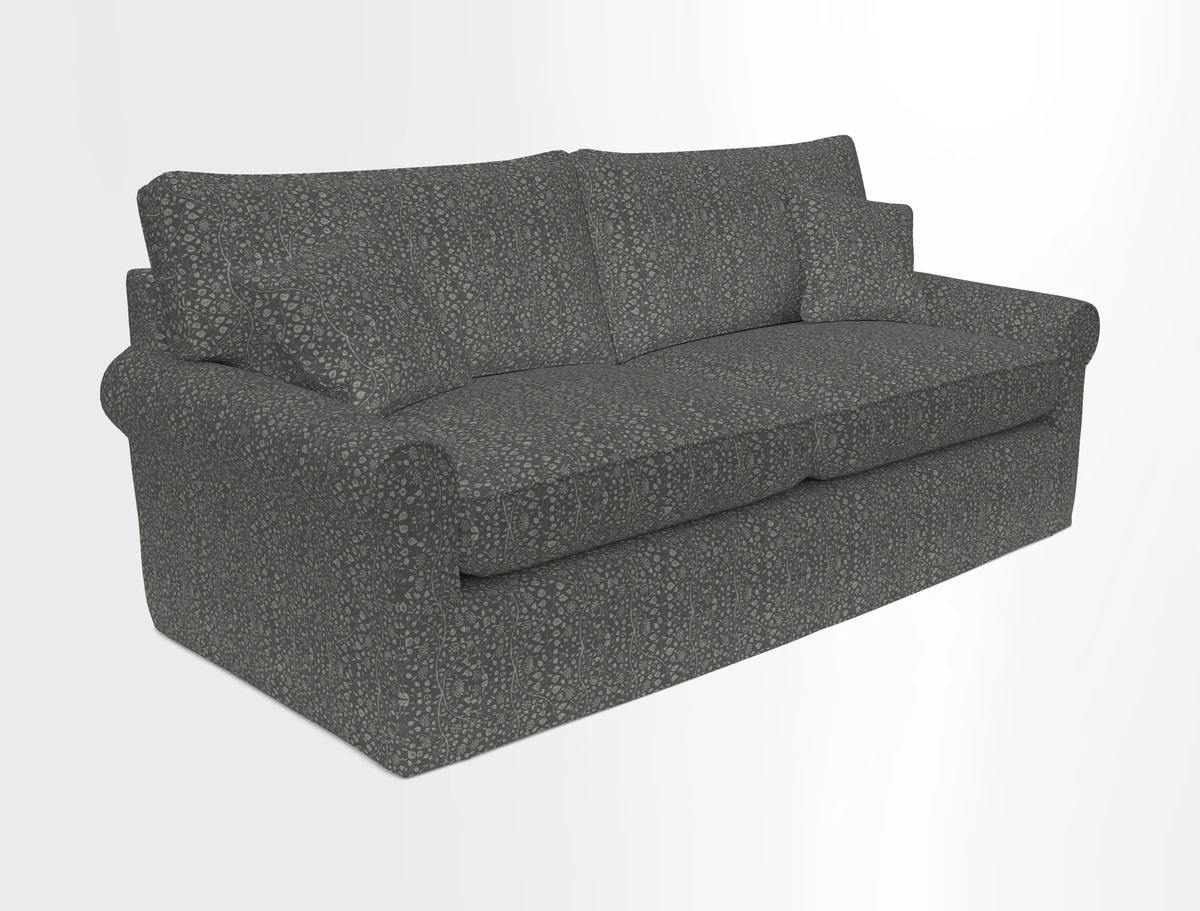 Bignor 3 Seater Sofa in V&A Drawn From Nature Oak Tree Gold. Loose cover option available