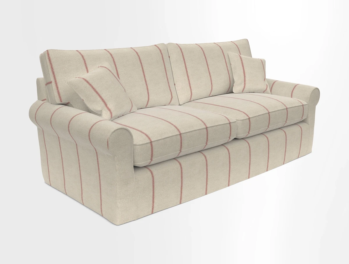 Bignor 3 Seater Sofa in V&A Drawn From Nature Oak Tree Gold. Loose cover option available