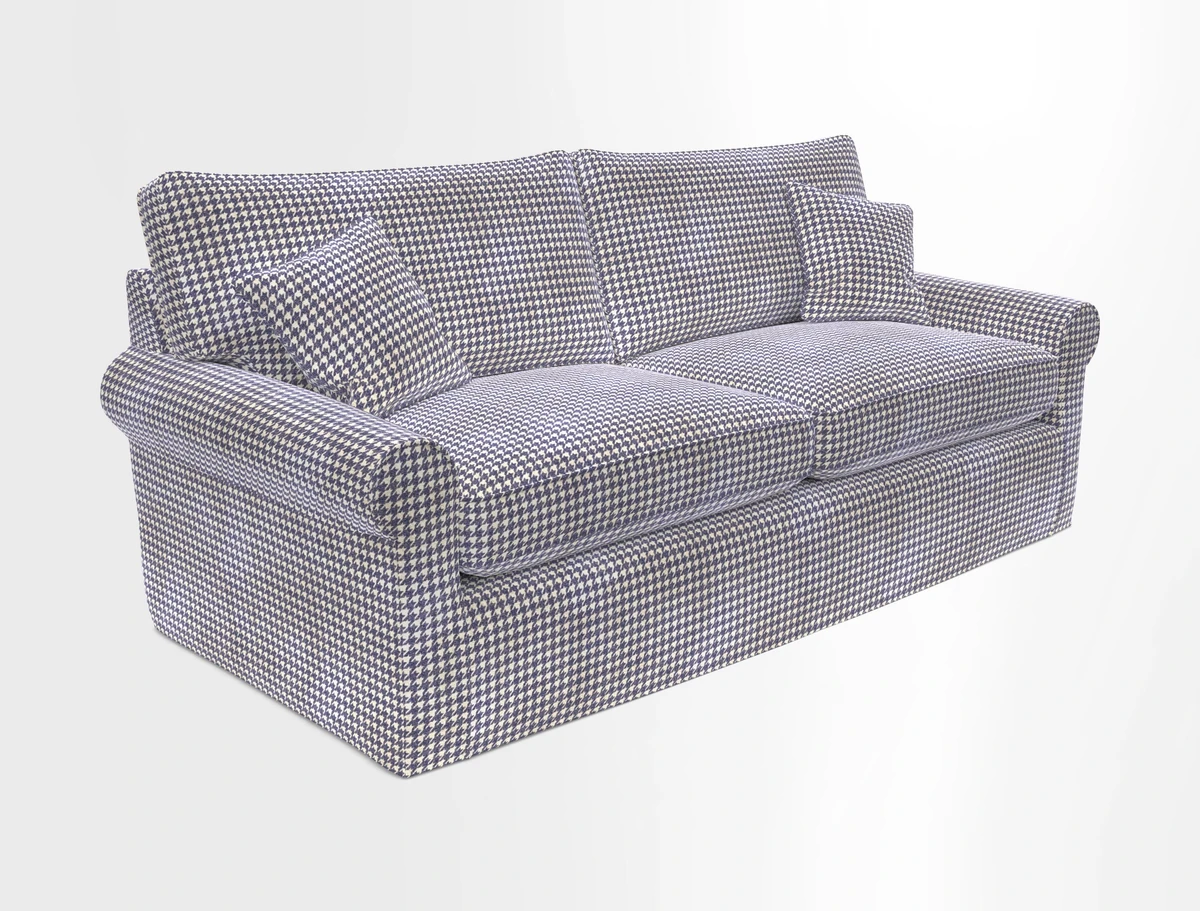 Bignor 3 Seater Sofa in V&A Drawn From Nature Oak Tree Gold. Loose cover option available