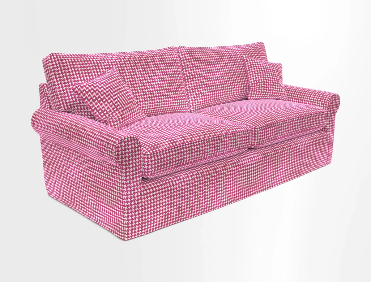 Bignor 3 Seater Sofa in V&A Drawn From Nature Oak Tree Gold. Loose cover option available