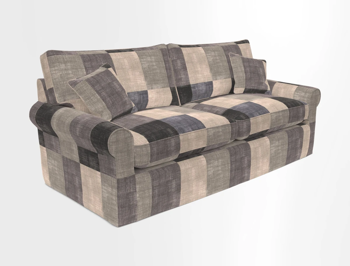 Bignor 3 Seater Sofa in V&A Drawn From Nature Oak Tree Gold. Loose cover option available