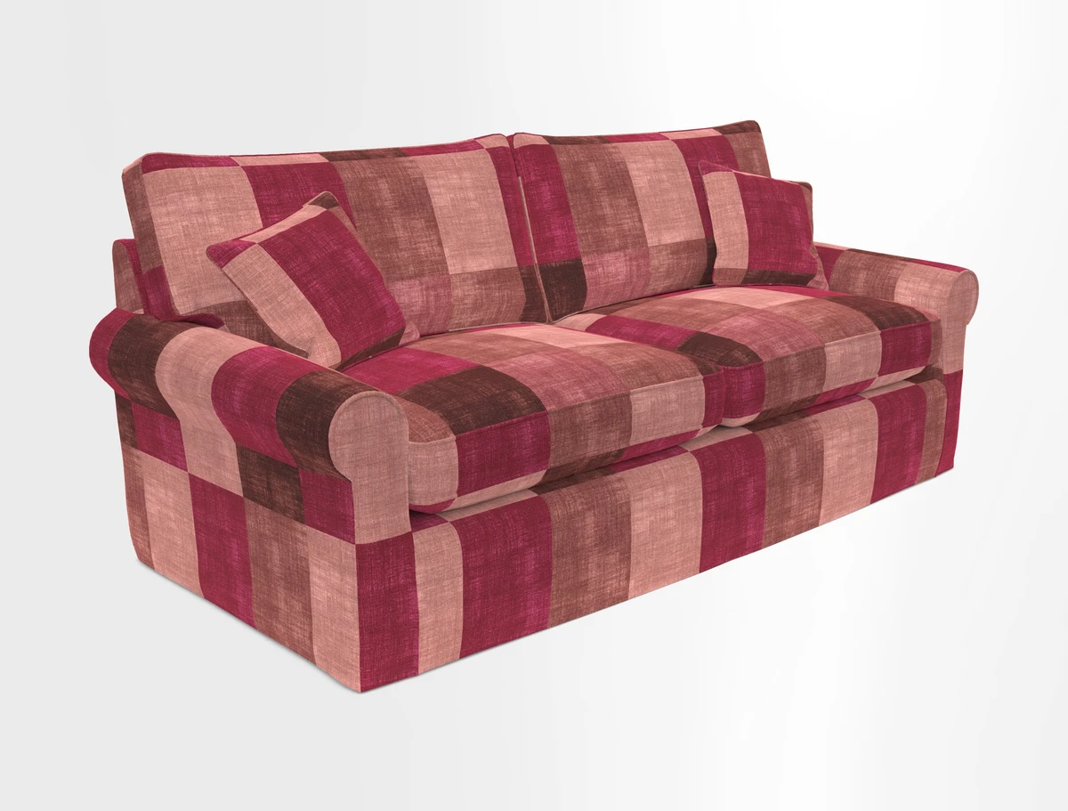 Bignor 3 Seater Sofa in V&A Drawn From Nature Oak Tree Gold. Loose cover option available