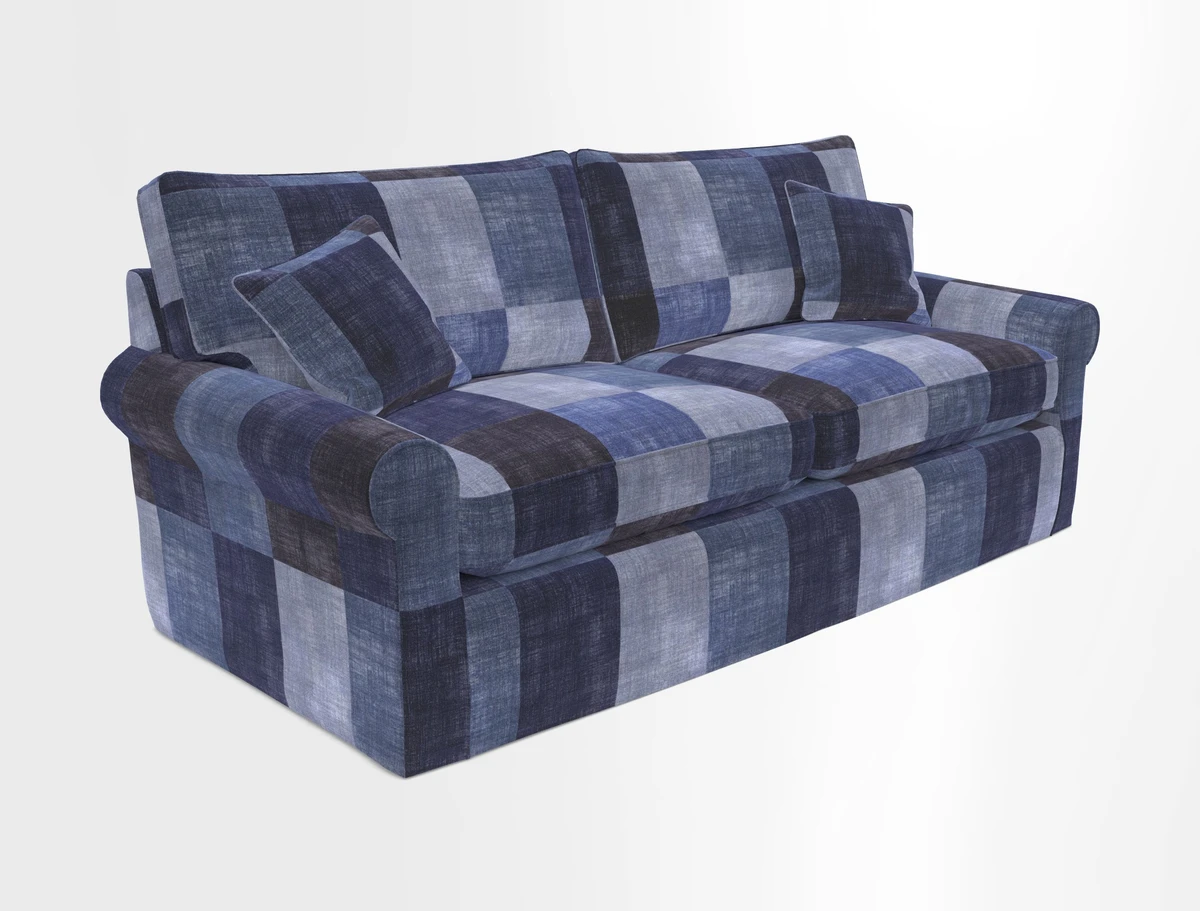 Bignor 3 Seater Sofa in V&A Drawn From Nature Oak Tree Gold. Loose cover option available