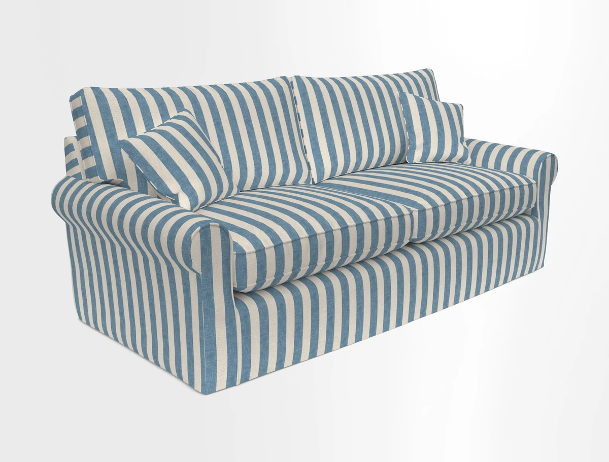 Bignor 3 Seater Sofa in V&A Drawn From Nature Oak Tree Gold. Loose cover option available