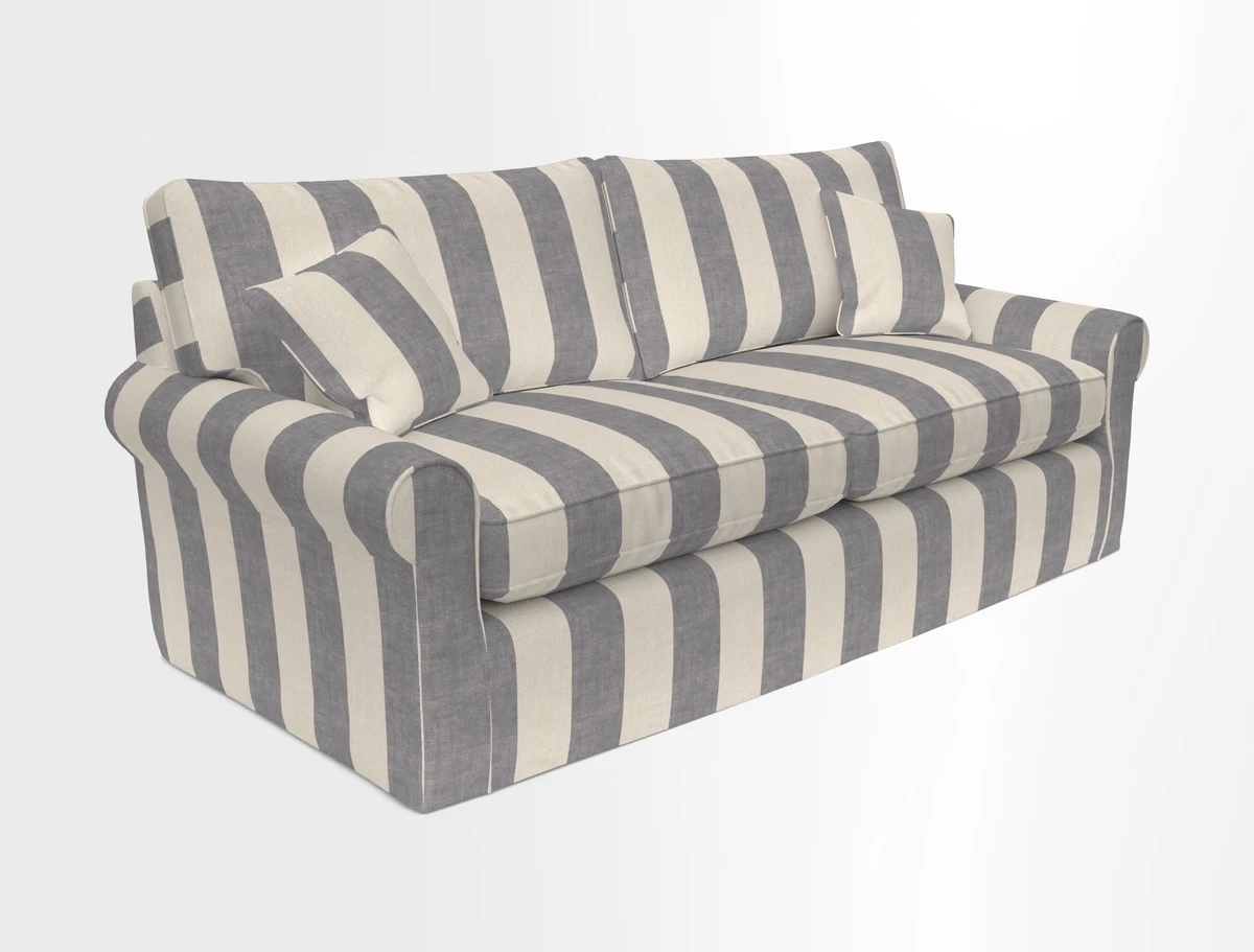 Bignor 3 Seater Sofa in V&A Drawn From Nature Oak Tree Gold. Loose cover option available