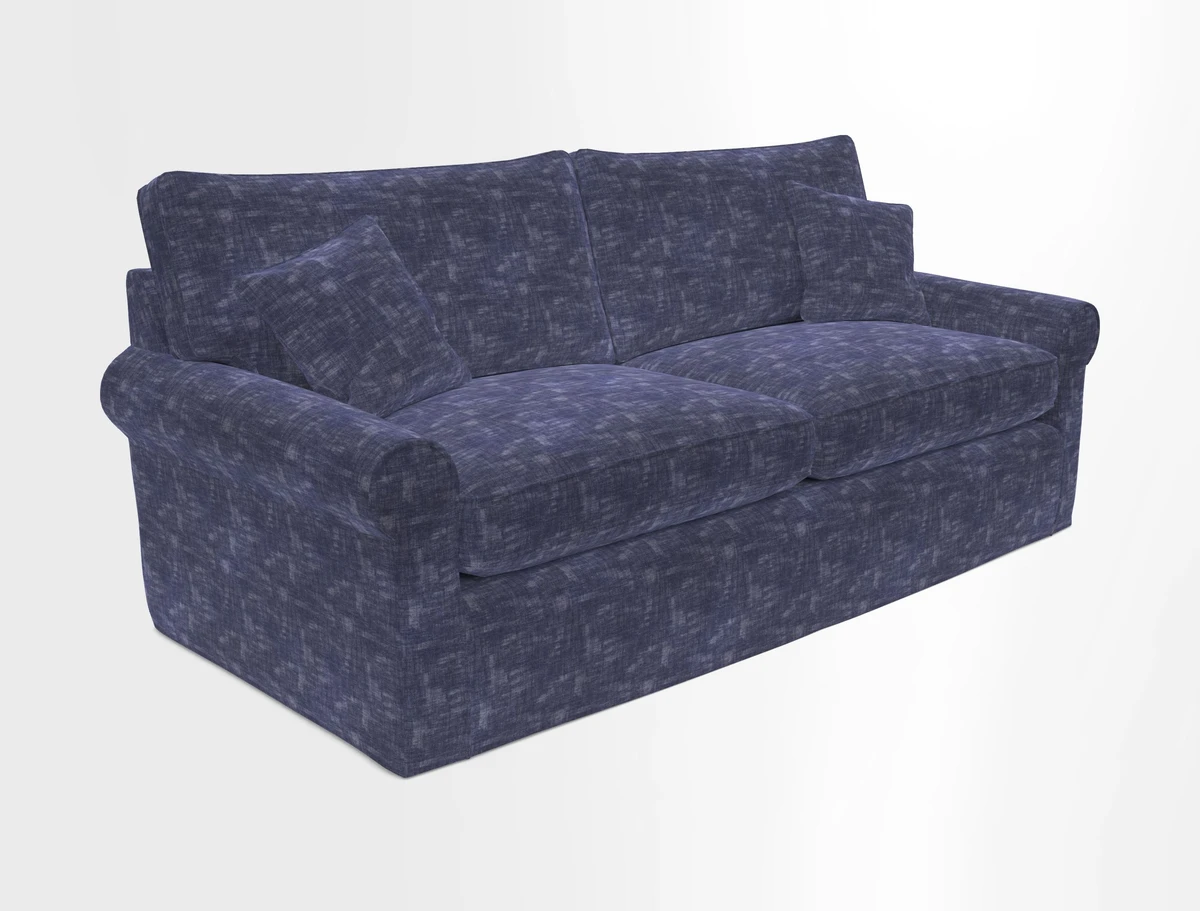 Bignor 3 Seater Sofa in V&A Drawn From Nature Oak Tree Gold. Loose cover option available