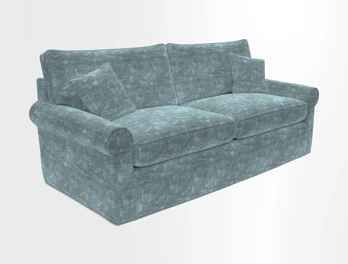 Bignor 3 Seater Sofa in V&A Drawn From Nature Oak Tree Gold. Loose cover option available