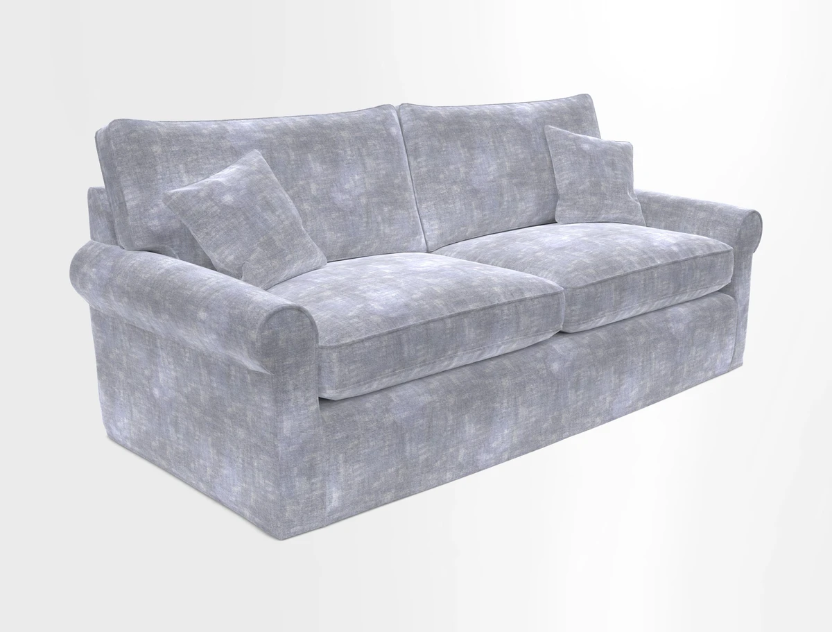 Bignor 3 Seater Sofa in V&A Drawn From Nature Oak Tree Gold. Loose cover option available
