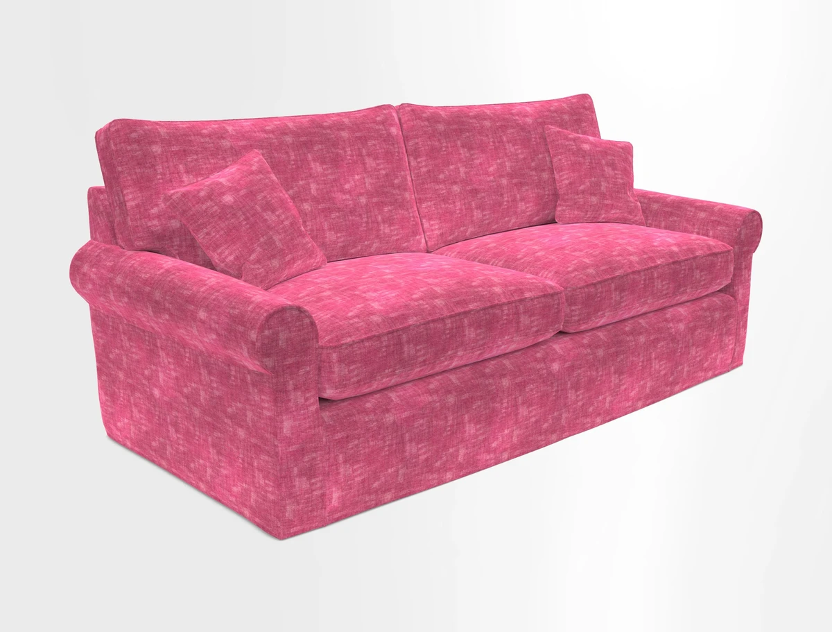 Bignor 3 Seater Sofa in V&A Drawn From Nature Oak Tree Gold. Loose cover option available