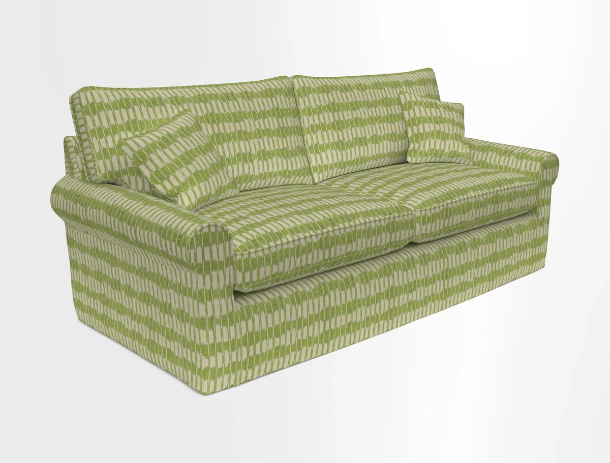Bignor 3 Seater Sofa in V&A Drawn From Nature Oak Tree Gold. Loose cover option available