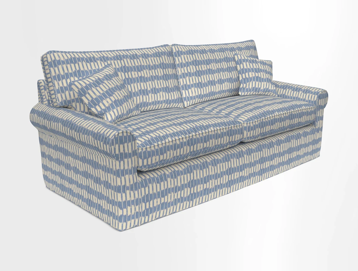 Bignor 3 Seater Sofa in V&A Drawn From Nature Oak Tree Gold. Loose cover option available