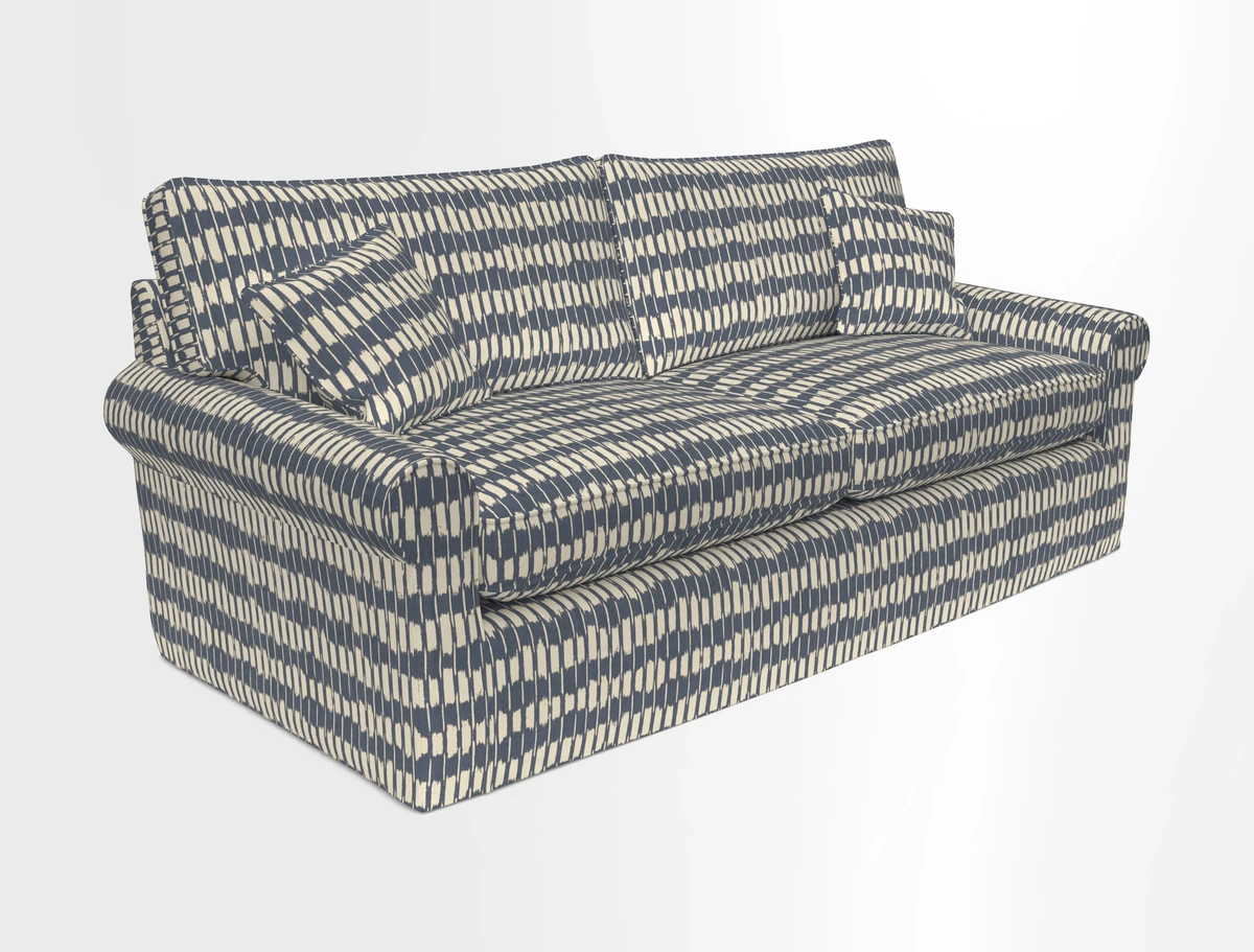 Bignor 3 Seater Sofa in V&A Drawn From Nature Oak Tree Gold. Loose cover option available