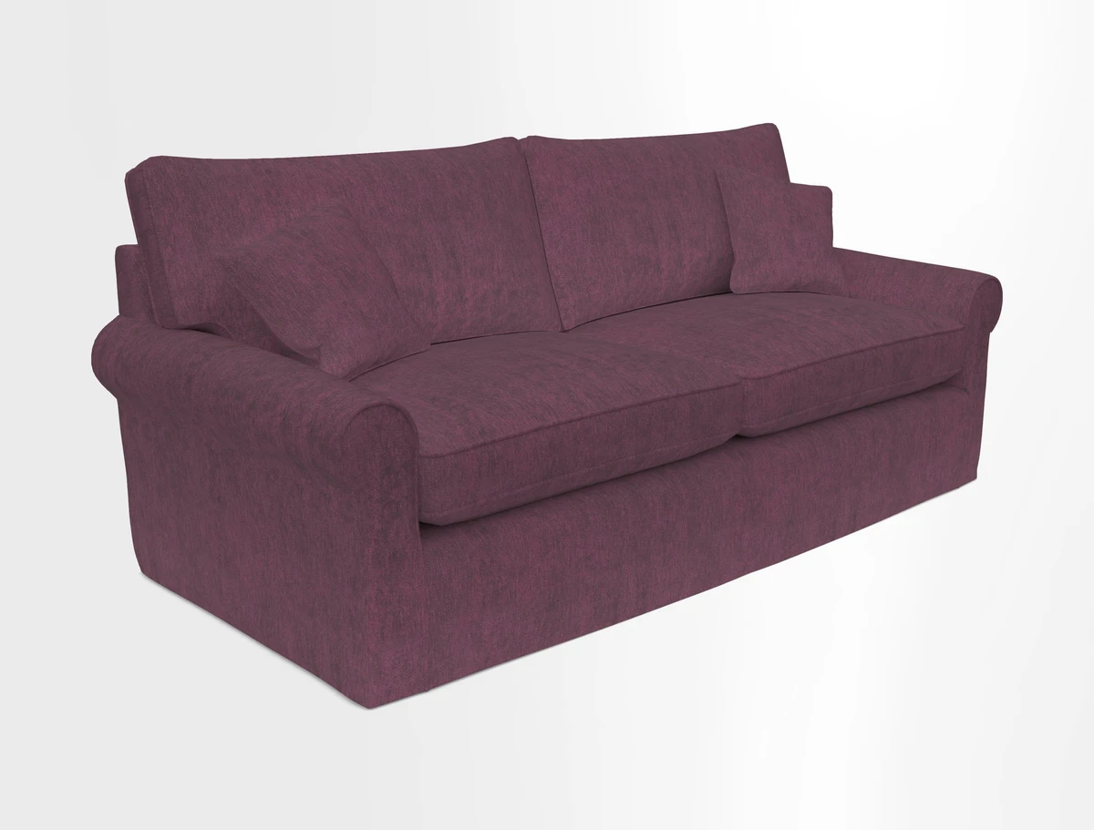 Bignor 3 Seater Sofa in V&A Drawn From Nature Oak Tree Gold. Loose cover option available