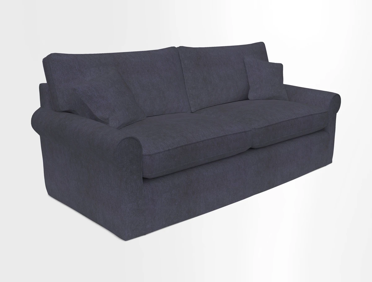 Bignor 3 Seater Sofa in V&A Drawn From Nature Oak Tree Gold. Loose cover option available