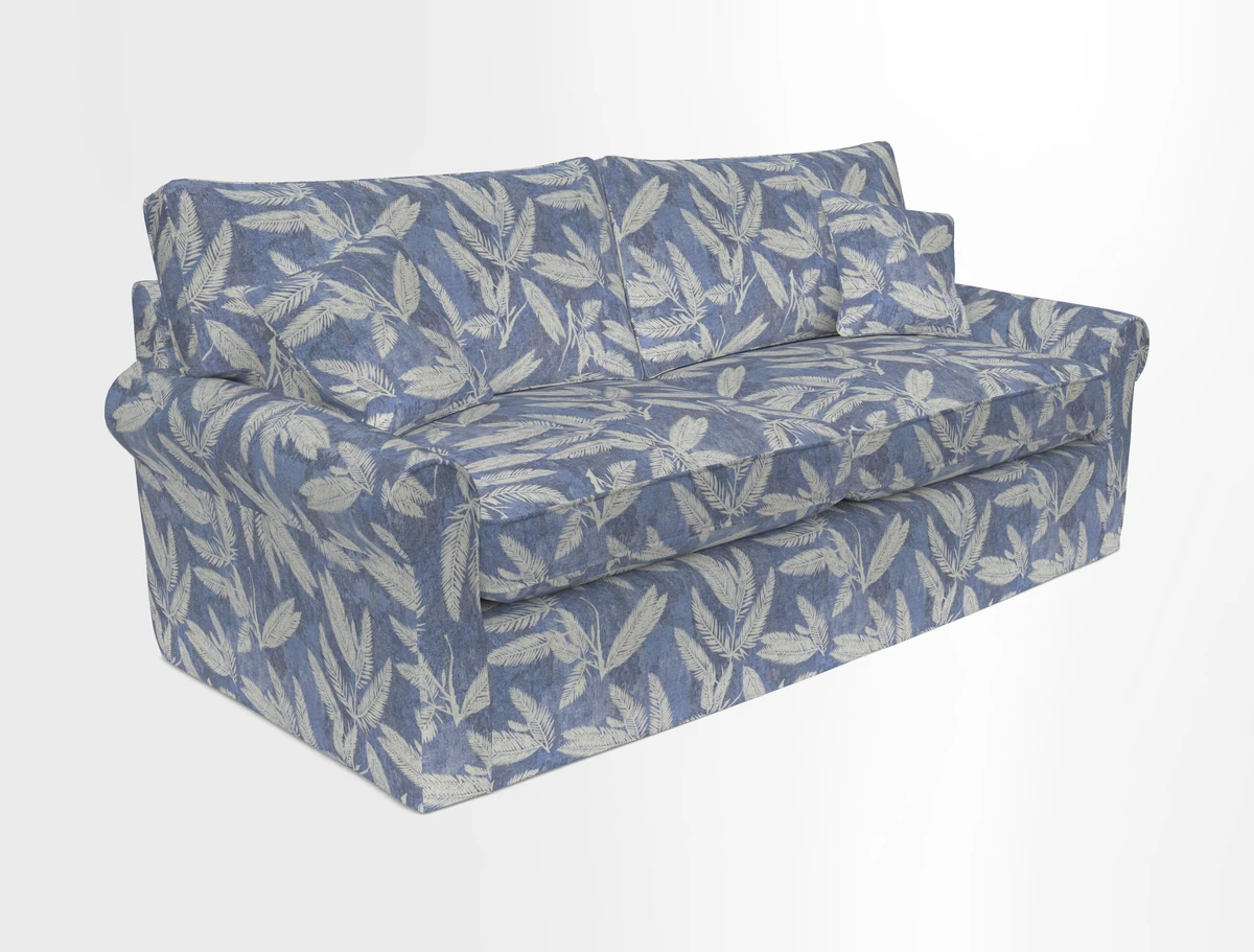 Bignor 3 Seater Sofa in V&A Drawn From Nature Oak Tree Gold. Loose cover option available