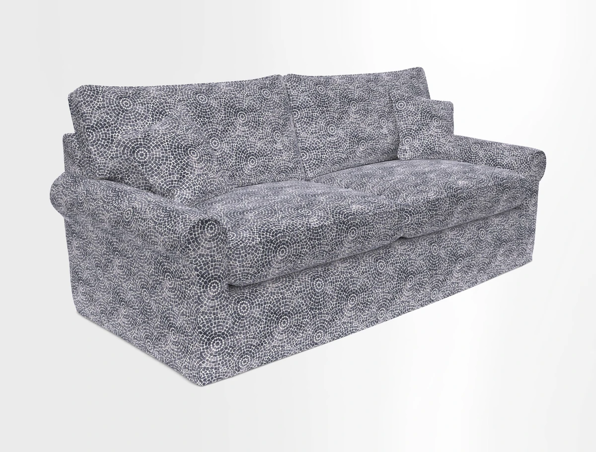 Bignor 3 Seater Sofa in V&A Drawn From Nature Oak Tree Gold. Loose cover option available