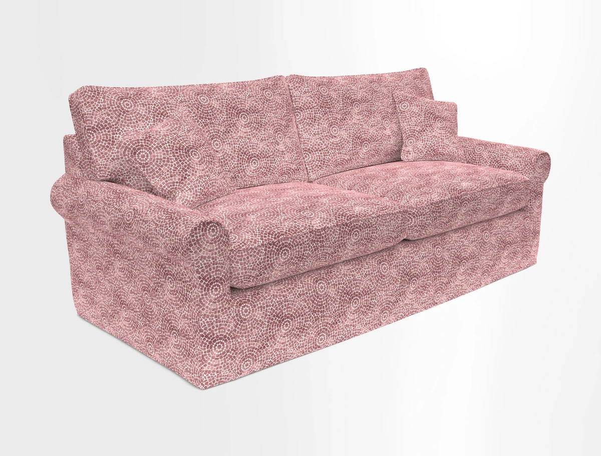 Bignor 3 Seater Sofa in V&A Drawn From Nature Oak Tree Gold. Loose cover option available