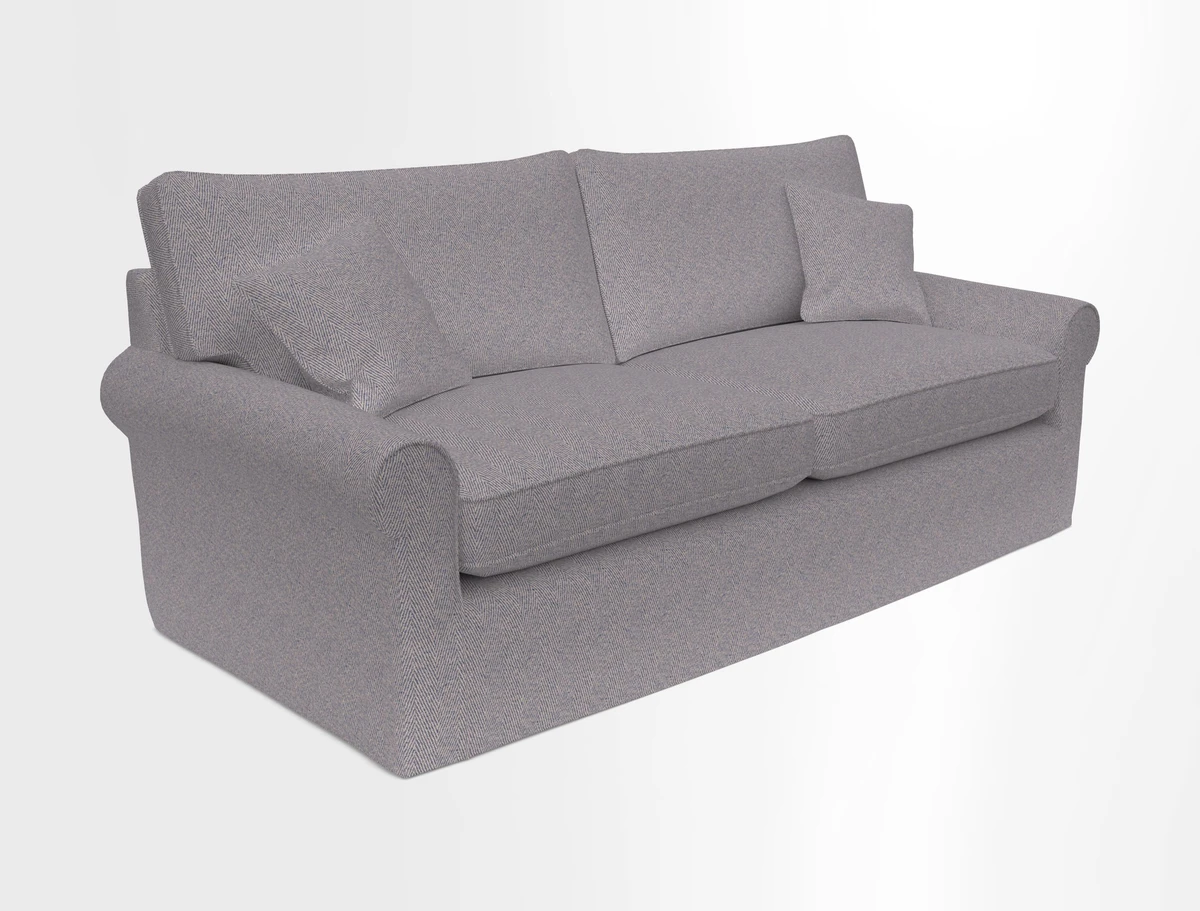 Bignor 3 Seater Sofa in V&A Drawn From Nature Oak Tree Gold. Loose cover option available