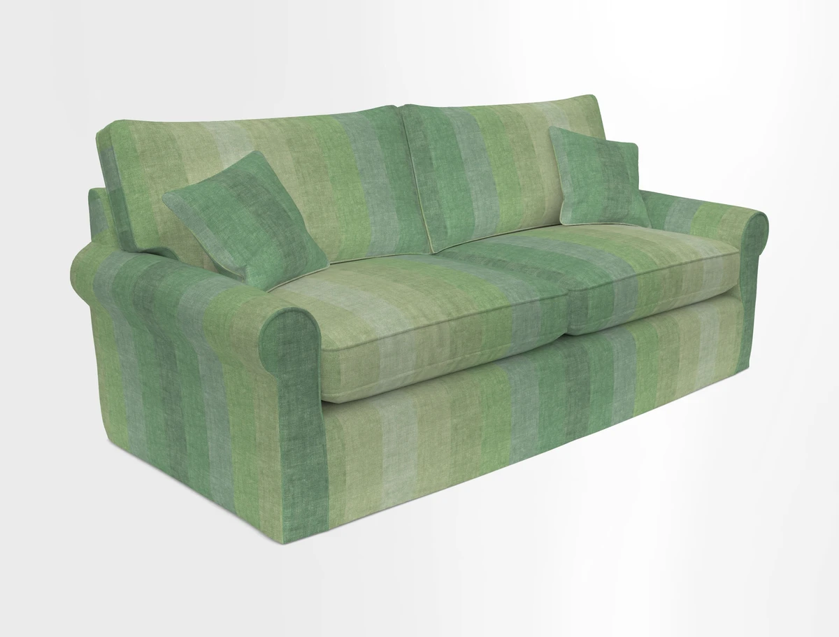 Bignor 3 Seater Sofa in V&A Drawn From Nature Oak Tree Gold. Loose cover option available
