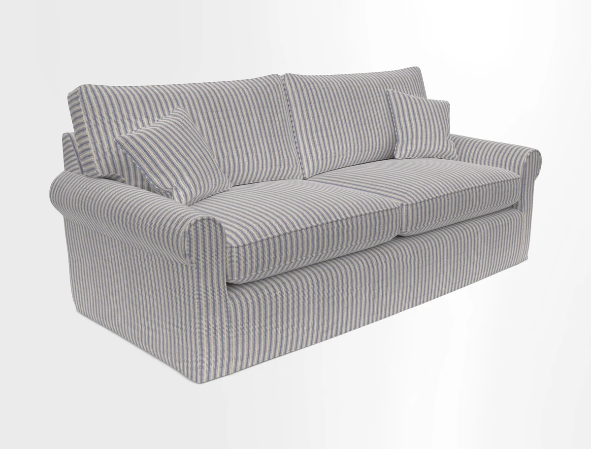 Bignor 3 Seater Sofa in V&A Drawn From Nature Oak Tree Gold. Loose cover option available