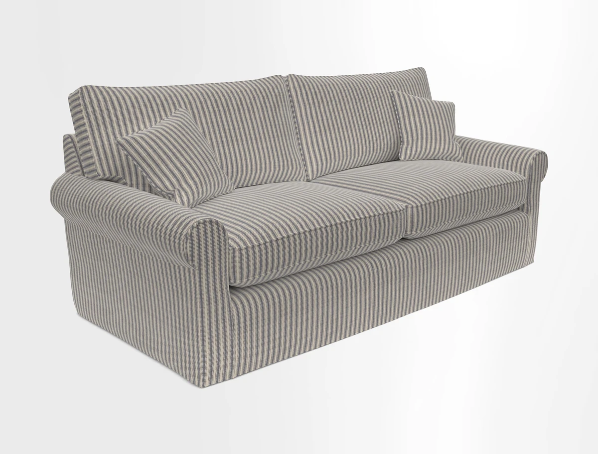 Bignor 3 Seater Sofa in V&A Drawn From Nature Oak Tree Gold. Loose cover option available